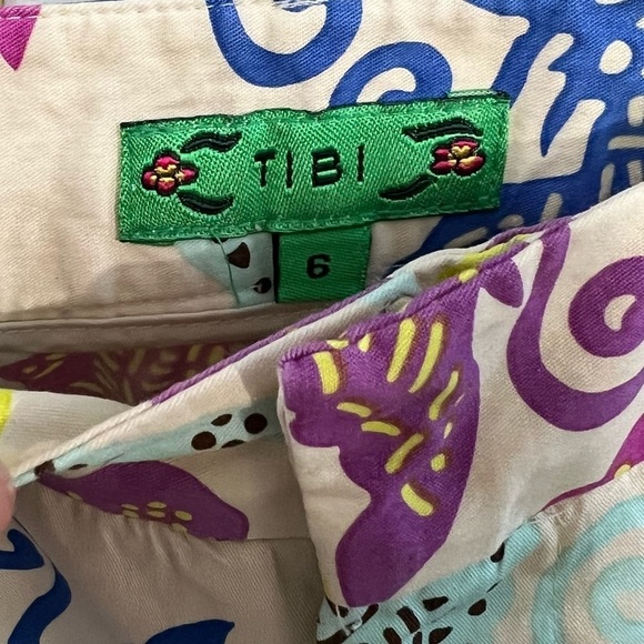 TIBI Set Halter Neck Top & Crop Top Matching Set in Boho Print - Picture 5 of 12